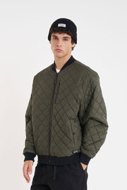 Rev Quilted Bomber Jacket - Cypress