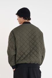 Rev Quilted Bomber Jacket - Cypress