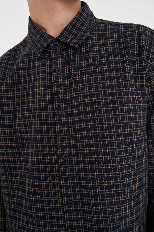 OG Check Shirt - Navy