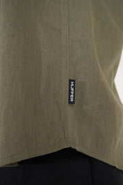 Lin-In S/S Shirt - Khaki