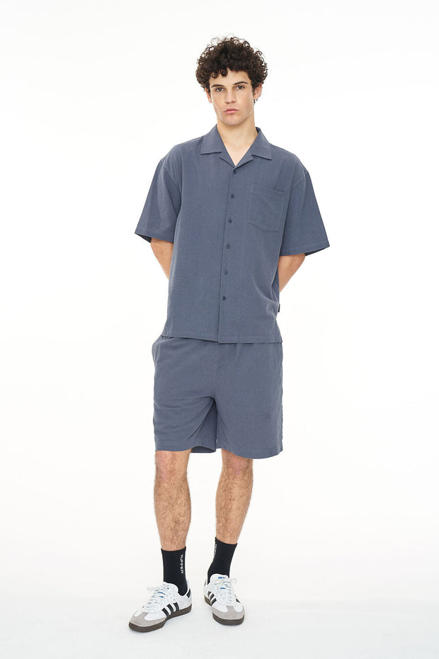 Lin-In Relax Shorts - Slate