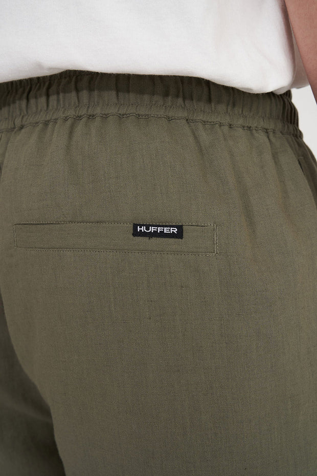 Lin-In Relax Short - Khaki