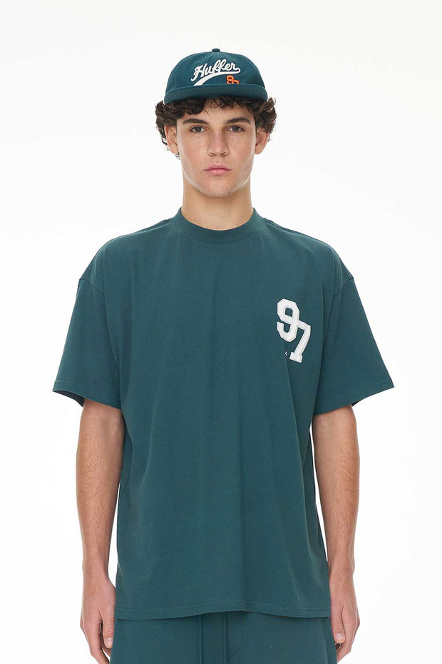 Block Tee 220/Strike - Field Green