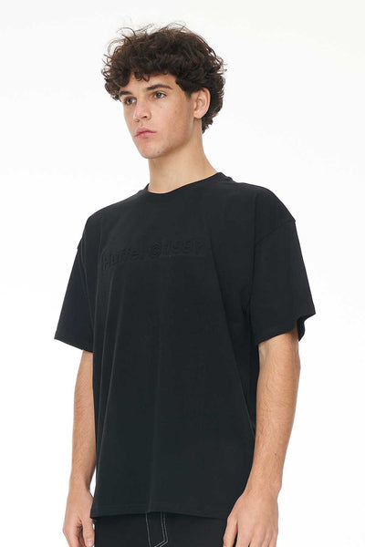 Block Tee 220/Copywrite - Black