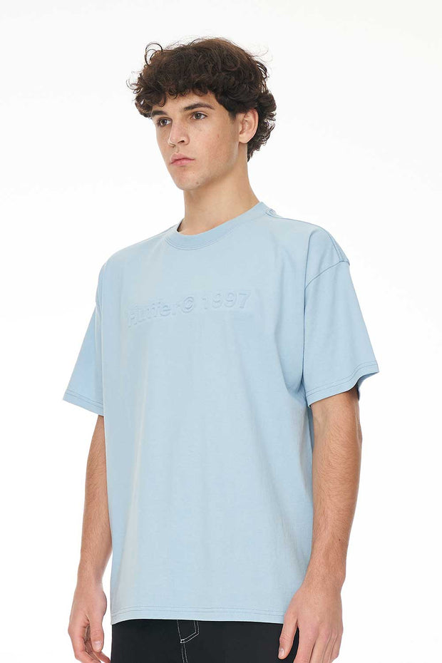 Block Tee 220/Copywrite - Y2K Blue