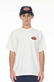 Block Tee 220/Idle - Chalk