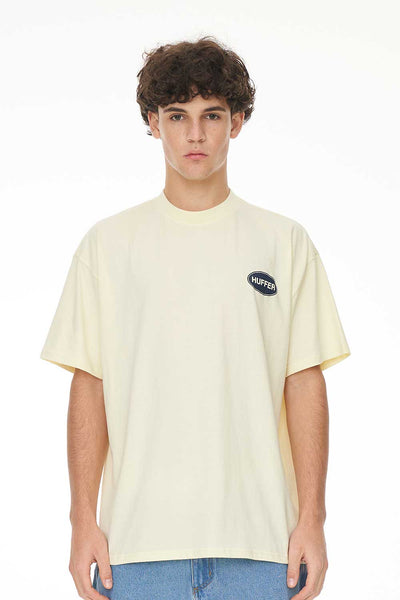 Block Tee 220/Say Less - Lemon