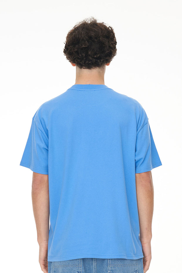 Block Tee 220/Box Out - Shore Blue