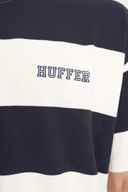 Game Day Stripe Tee - Navy/Chalk