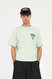 Block Crop Tee 220/Prime - Matcha