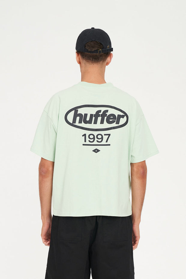 Block Crop Tee 220/Prime - Matcha