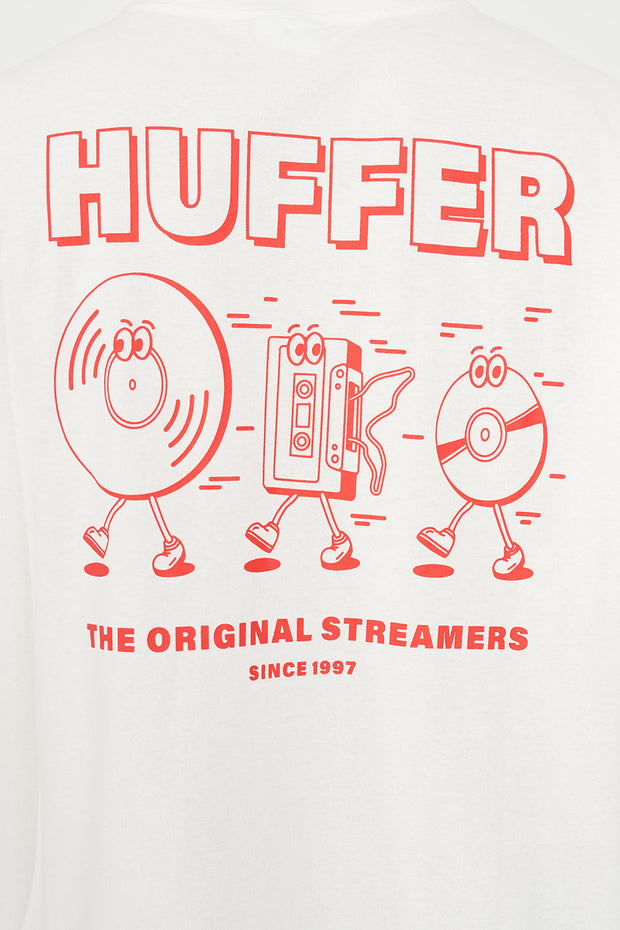 Block Tee 220/Old School - Chalk