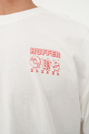 Block Tee 220/Old School - Chalk