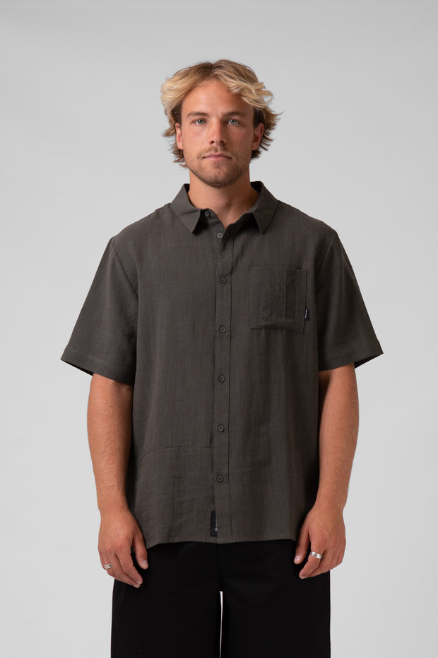 Linen Shirt - Dark Forest