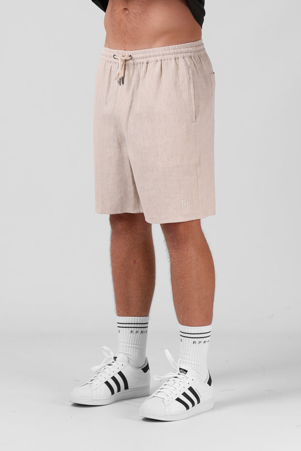 Linen Short - Natural Marle