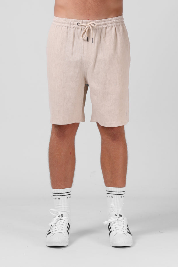 Linen Short - Natural Marle