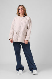 Quilted Jacket - Oat