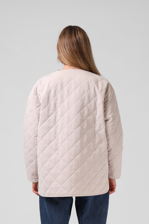 Quilted Jacket - Oat