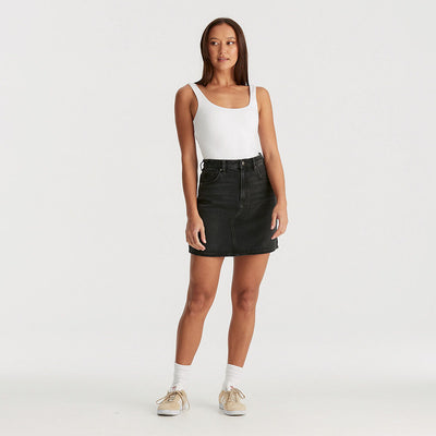 Hi Girlfriend Skirt - Black Crystal