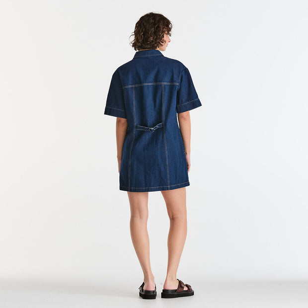 Denim Boxy Dress - Modern Rinse