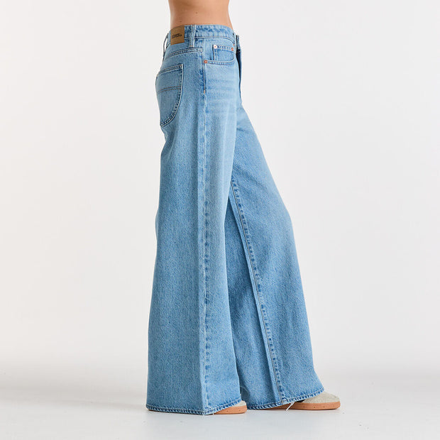 Mid A-Line Jean - Blue Edge