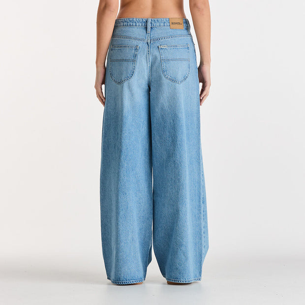 Mid A-Line Jean - Blue Edge
