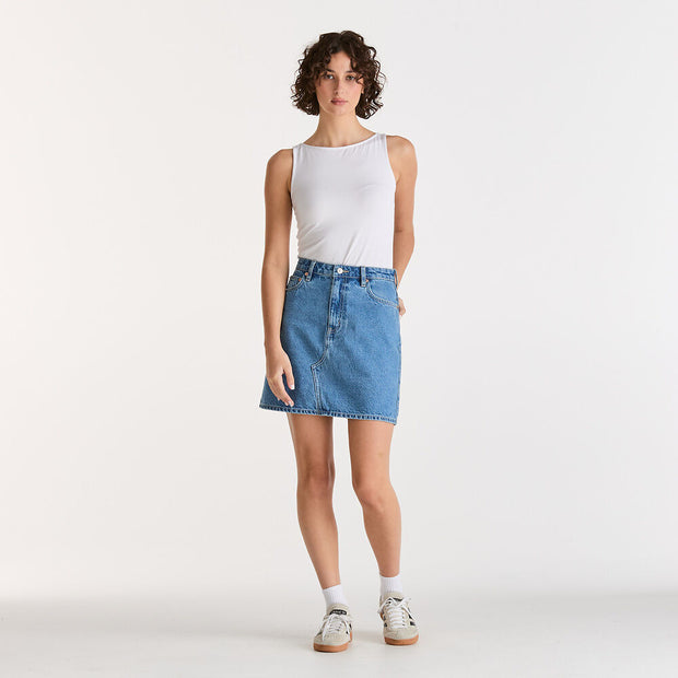 Hi Girlfriend Skirt - Bolt of Blue
