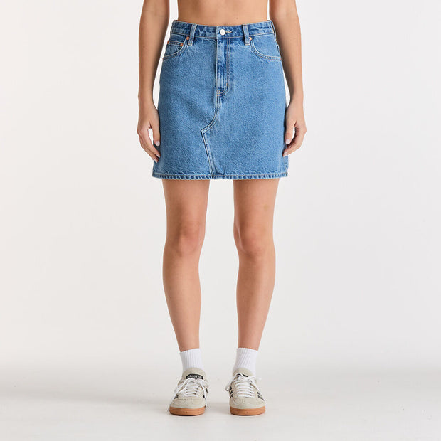 Hi Girlfriend Skirt - Bolt of Blue