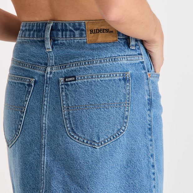 Hi Girlfriend Skirt - Bolt of Blue