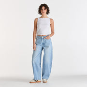 Mid Barrel Jean - Brightside Fade