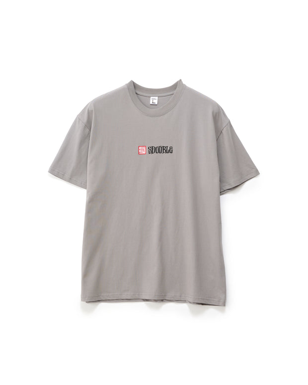S Cube Mid Block Tee - Stone