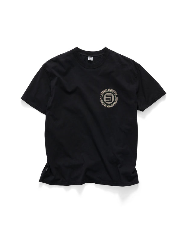 Workshop Dot SS Tee - Pigment Black
