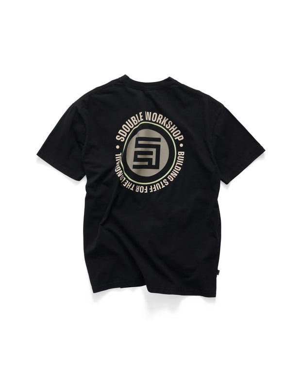 Workshop Dot SS Tee - Pigment Black