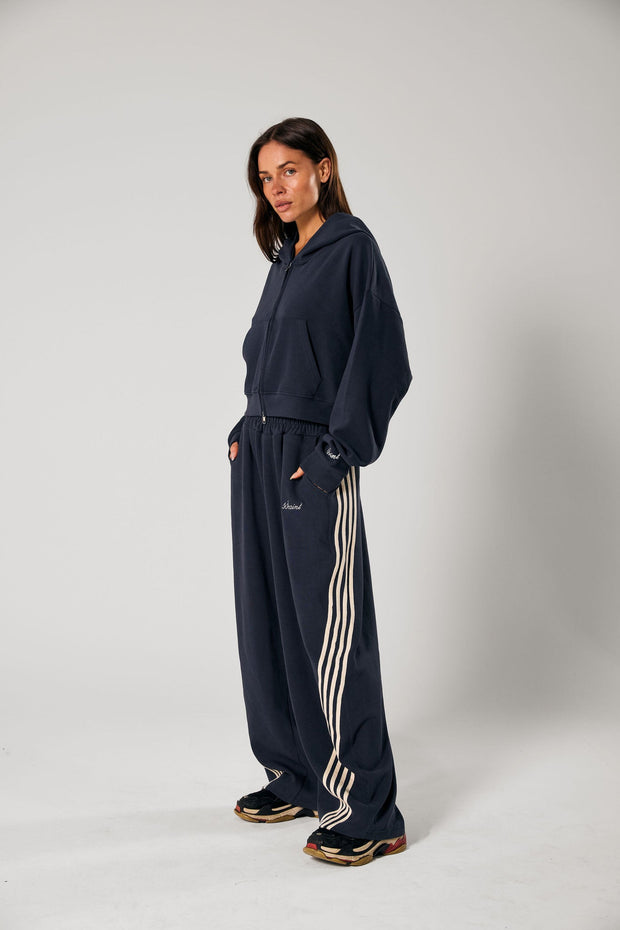 Cropped Hood - Navy