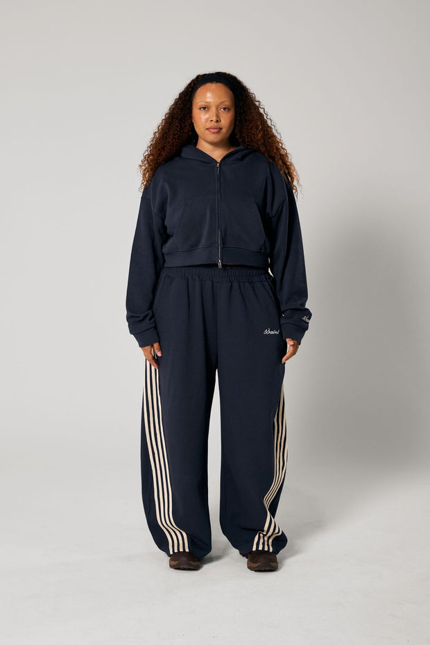 Cropped Hood - Navy