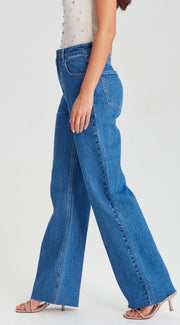 Suzie Wide Leg Jean - Sorrento Blue