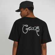 Scripted Tee - Black/Reflective