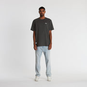 Stamp Script Tee - Charcoal