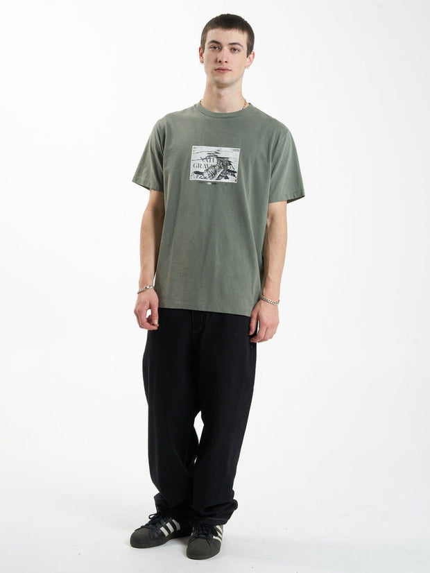 Gravitating Naturally Merch Fit Tee - Thyme