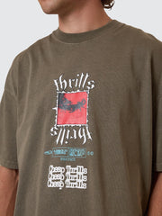 Cheap Box Fit Tee - Tarmac