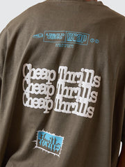 Cheap Box Fit Tee - Tarmac