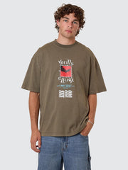 Cheap Box Fit Tee - Tarmac