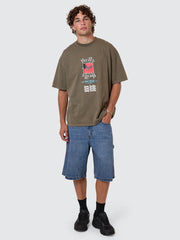 Cheap Box Fit Tee - Tarmac