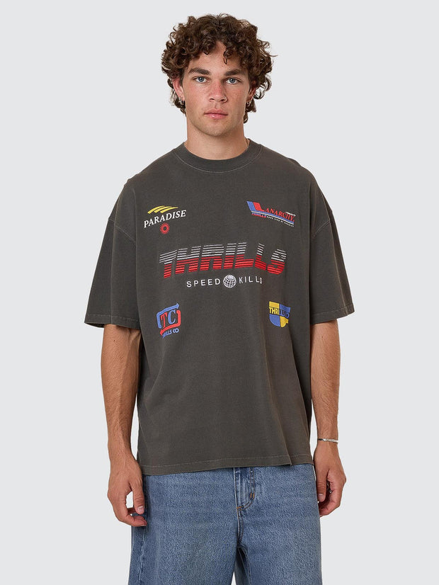Anarchy In Paradise Box Fit Tee - Merch Black