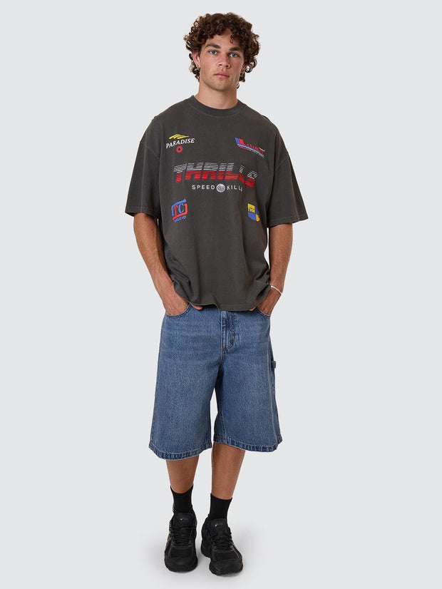 Anarchy In Paradise Box Fit Tee - Merch Black