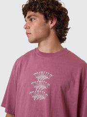 Reality Dreams Box Fit Tee - Delta Berry