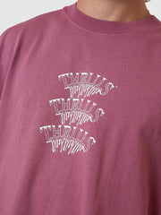Reality Dreams Box Fit Tee - Delta Berry