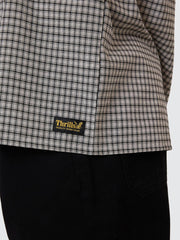 Union Short Sleeve Check Shirt - Light Stone