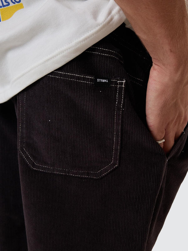 Anarchy in Paradise Cord Volley Short - Acorn