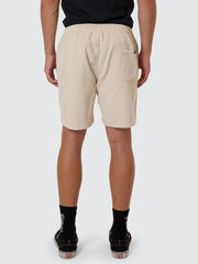 Anarchy in Paradise Cord Volley Short - Oatmeal